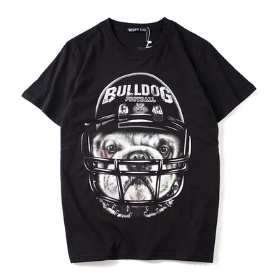 Camiseta con estampado de bulldog