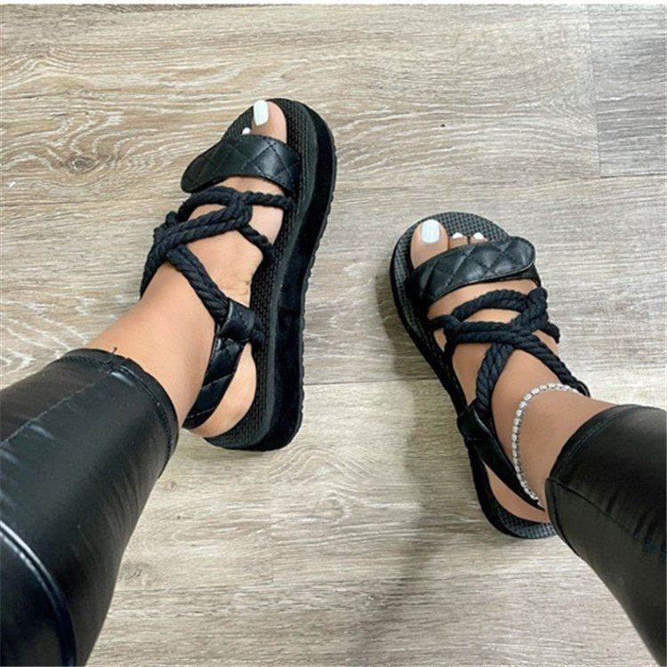 Velcro Strap Sandals