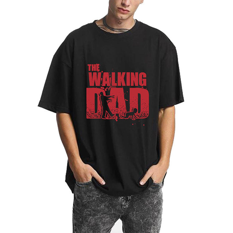 Camiseta de papá que camina
