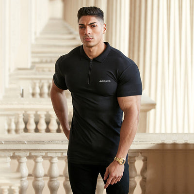 Muscle Fit Gym Polo Shirt