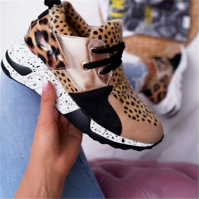 Leopard Print Women Sneakers