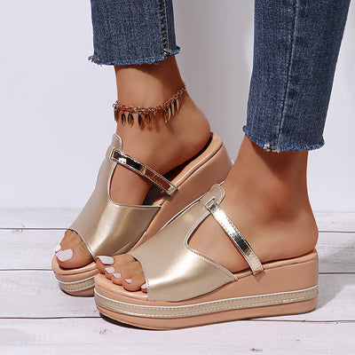 Hollow Platform Sandals