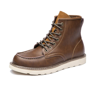 Aule Genuine Leather Martin Boots