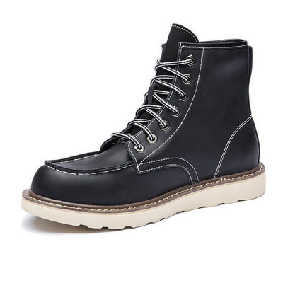 Aule Genuine Leather Martin Boots