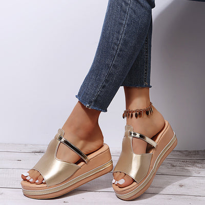 Hollow Platform Sandals