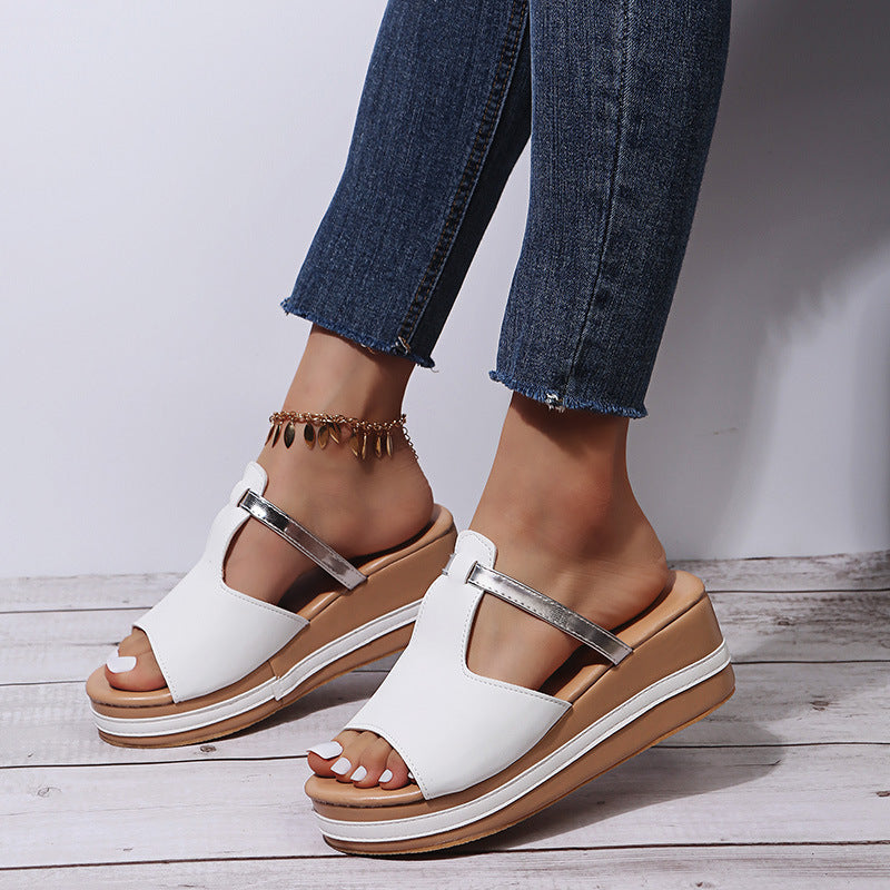 Hollow Platform Sandals