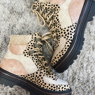 Leopard Print Martin Shoes