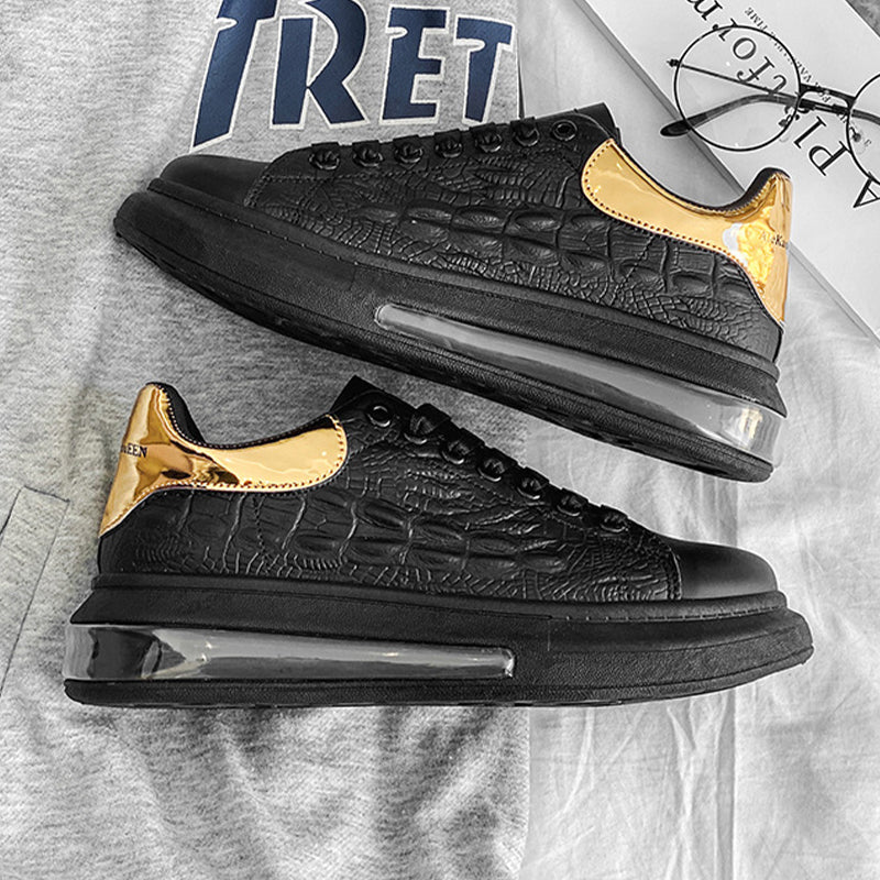 Crocodile Pattern Sneakers