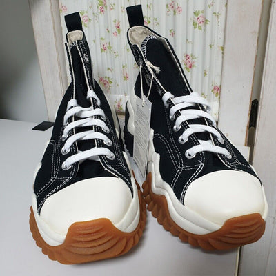 Lace-up Color Sole Sneakers