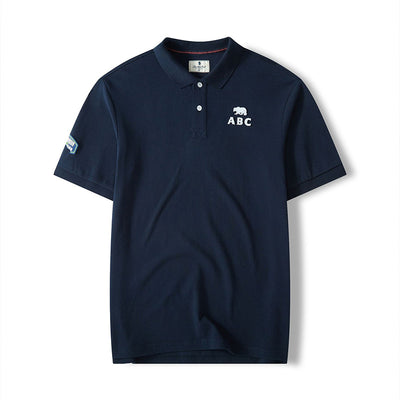 Retro ABC Jacquard Polo Shirt