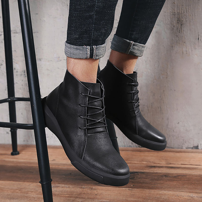 Aule Leather Retro Boots