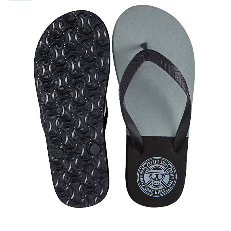 Lässige Flip-Flops in Kontrastfarben