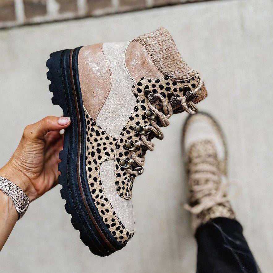 Leopard Print Martin Shoes