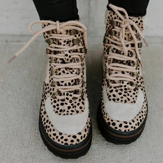 Leopard Print Martin Shoes