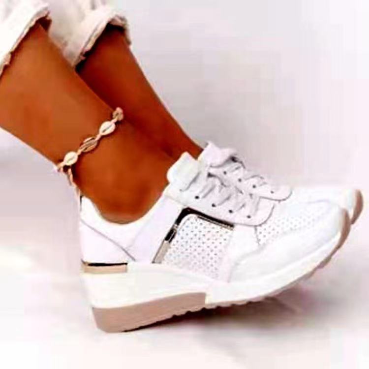 Leisure Block Platform Sneakers