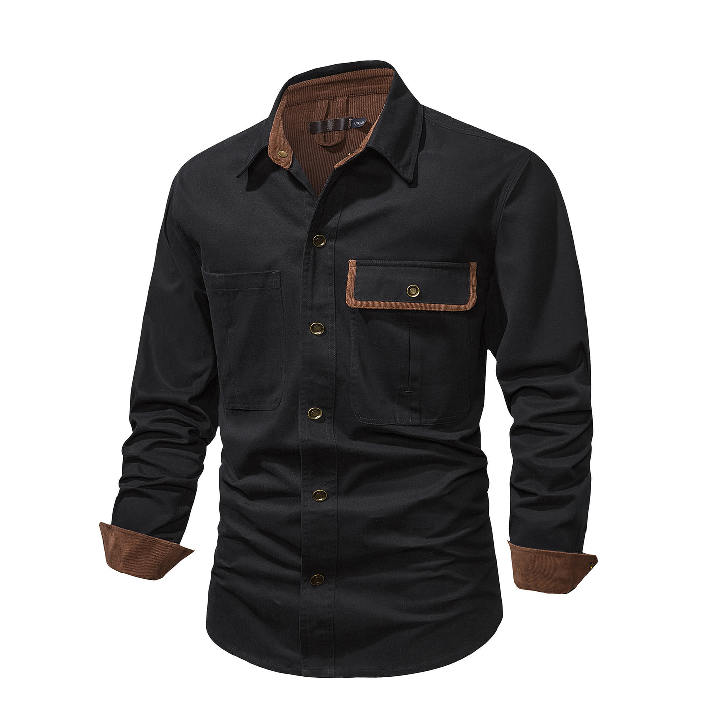 Work Land Lapel Collar Shirt